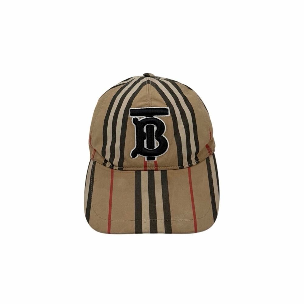 Burberry monogram striped cap